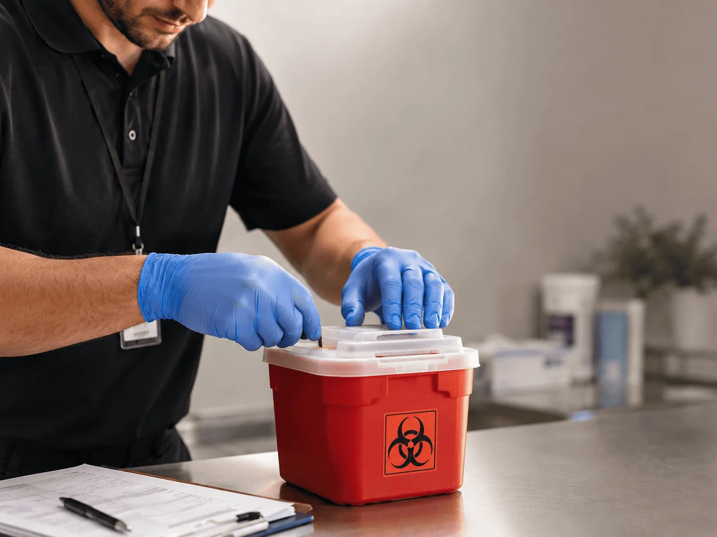 Why choose Sharps Waste Disposal in Saint Lucas, IA